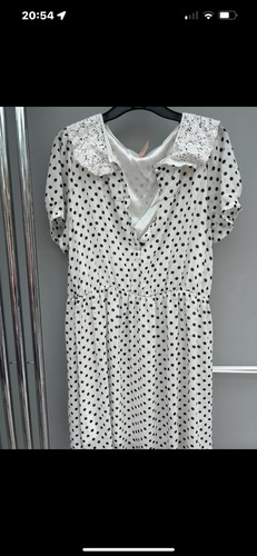 Polka dot dress with petticoat