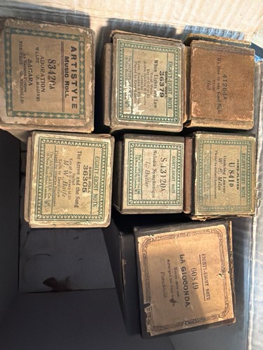 Job lot vintage note - lot,