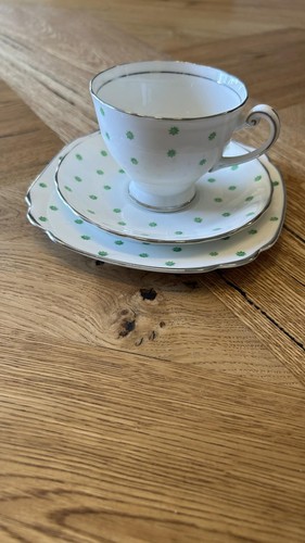 Vintage bone china trio - bone,
