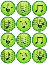 24 Musical Notes Cup Fairy