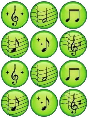 Musical notes cup - 24,
