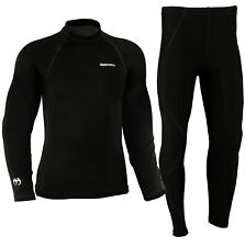 Thermal Motorcycle Base Layer Motorbike Under Suit Sports Shirt Trousers