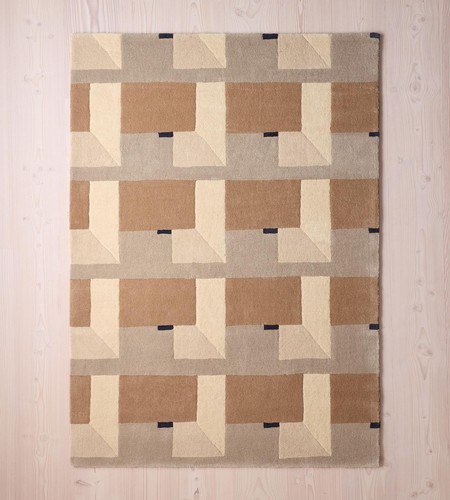 Hand tufted wool - hand-tufted, 8x10