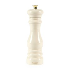 Salter Chester Salt & Pepper Mill Adjustable Ceramic Grinder,  Refillable, Cream
