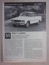ROVER 2000 SC SALOON orig 1970