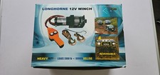 Longhorne 12V Winch . Heavy Duty . Loads 2000lb 6000lb. Rolling