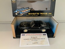 ERTL American Muscle Smokey & the Bandit Pontiac Trans AM Signed Burt Reynolds