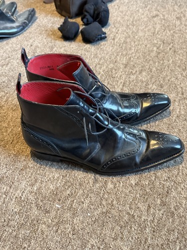 Men brogue black lace - brogue,