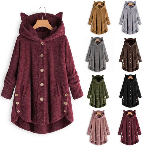 Womens fluffy fleece jacket - fleece,