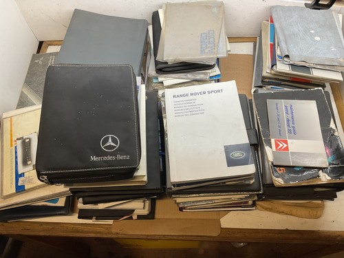 Job lot car handbooks - job,