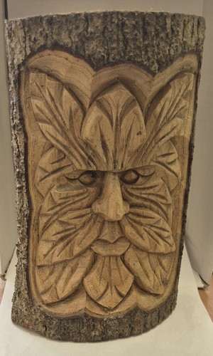 Green man hand - green,