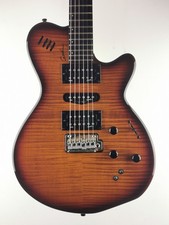 Godin XTSA hybrid electric acoustic guitar with Roland Synth pickup light burst