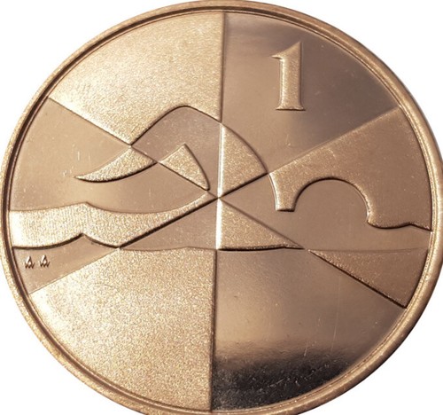 Gibraltar coin 1p - coin,