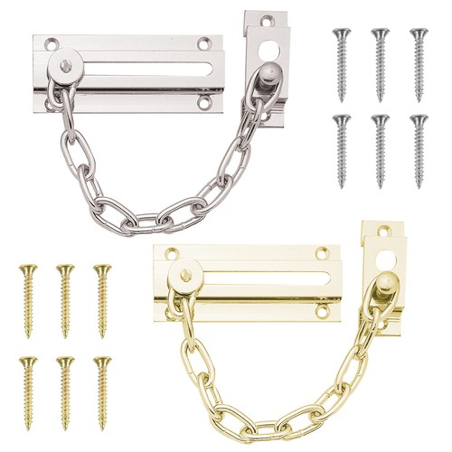 Door chain security - chain, lock