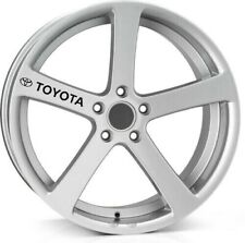 Toyota Alloy Wheel & Mirror Vinyl Decal Pack - 8 Pcs, Multiple Colors Available