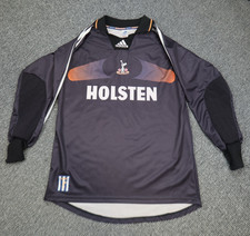 Vintage Tottenham Hotspur Shirt Medium Black Goalkeeper Kit 1999 2000 Jersey