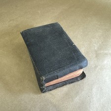 King James Version Holy Bible Leather World Publishing Co. Self proclaiming Vtg