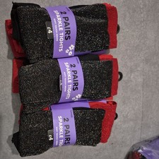 6 Pairs Kids Sparkle Tights