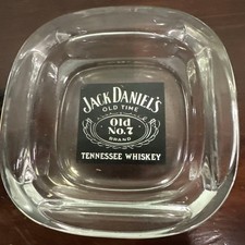 Jack daniels glass ashtray - jack,