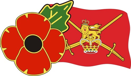 Poppy day car window - poppy, sticker