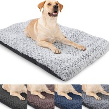 LUXURY EXTRA LARGE PET DOG BED MATTRESS CRATE CUSHION, ULTRA SOFT PLUSH WASHABLE