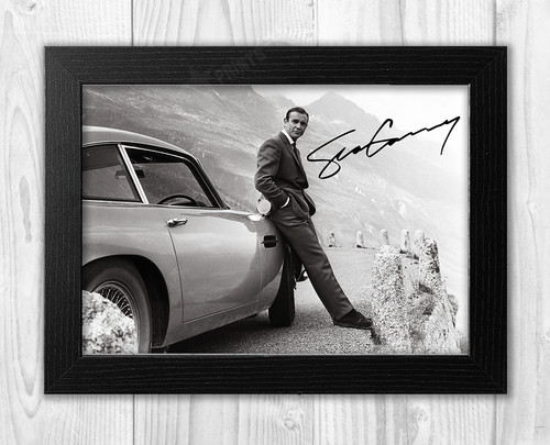 Sean connery 007 db5 signed - a4,