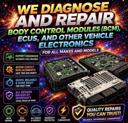 Body control module bcm - control, &