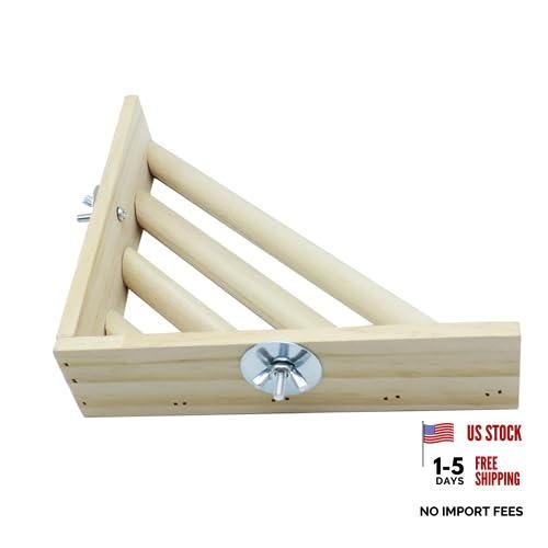 Wood platform stand bird - wood,