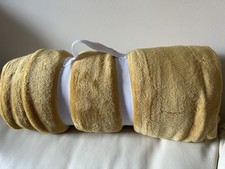 Ochre Yellow Plush Fleece