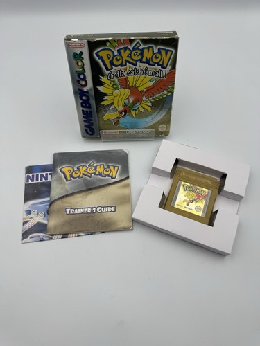 Pokemon gold boxed nintendo - pokemon,