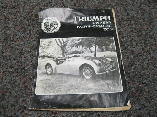 Triumph owners parts catalog