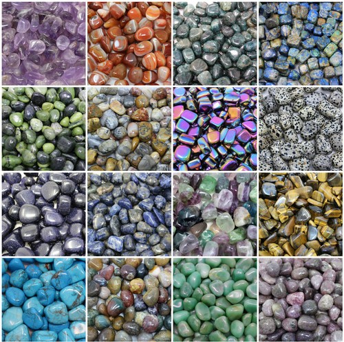 Lot tumbled stones - oz,