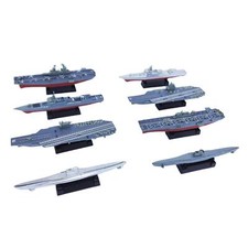 8Pcs Aircraft Carrier Model Showcase Jigsaw Toys Educational Toys 4D Puzzles