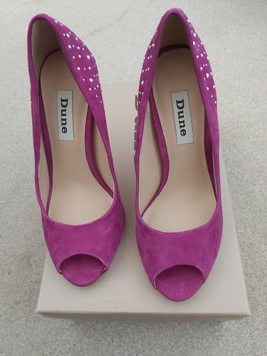 Dune pink suede - dune, shoes