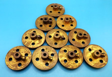 Ten Meccano flanged wheels, part 20, bulk pack