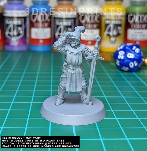 D32 human knight fantasy - d32, d&d