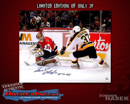 Dominik hasek signed - dominik,