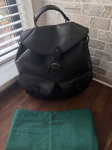 Mulberry leather backpack - leather,