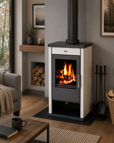 Wood burning stove - wood,