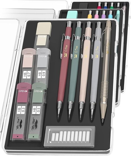 Mechanical pencil set with - pencil,