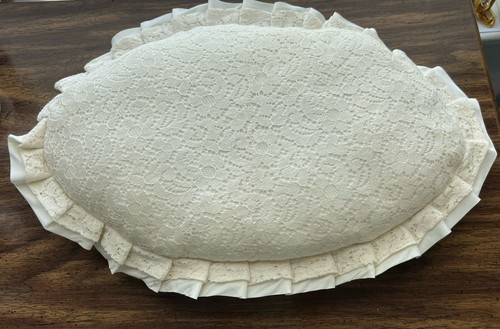Vintage satin lace - satin, &