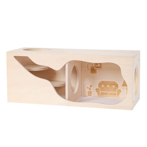 Hamster hideout wooden - hideout, house