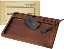 Black Walnut Rolling Tray