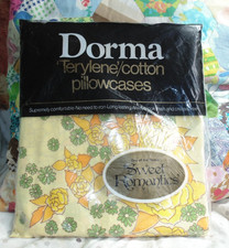 Pair vintage 70s dorma floral - 70s,