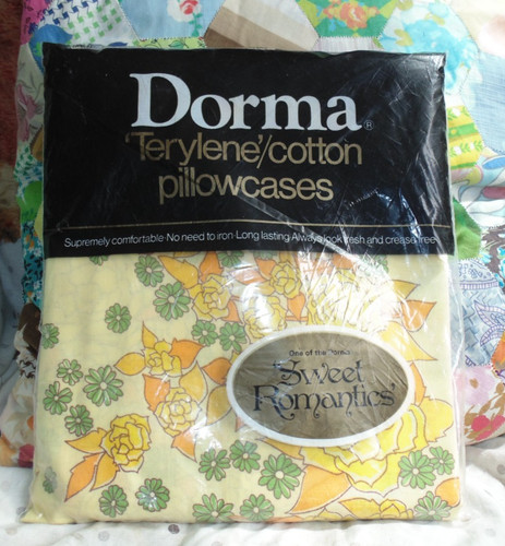 Pair vintage 70s - dorma, floral