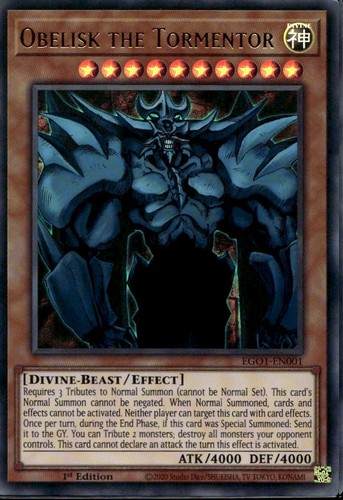 Obelisk the tormentor 1st - obelisk,