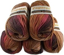 Rainbow wool pack 5 x 100g