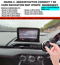 MAZDA 2 - 2024 SKYACTIVE CONNECT 7 SD CARD  MAP UPDATE -  replace : BJM766EZ1W