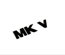 Rear Trunk Badge emblem " MKV