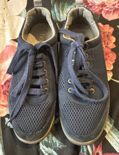 Hotter Men’s Size 8 Trainer Lace Up Shoes Arche Style Blue 